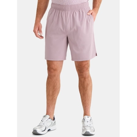 Athletic Works Men's and Big Men's Woven Running Shorts, 8" Inseams, Sizes XS-5XB
