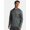 thumbnail image 1 of Athletic Works Men's & Big Men's Active Mesh Long Sleeve Hoodie, Sizes S-3XL, 1 of 5