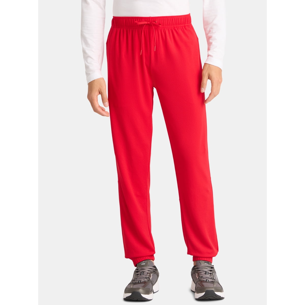 Men’s and Big Men’s Active Mesh Joggers, Size S-3XL