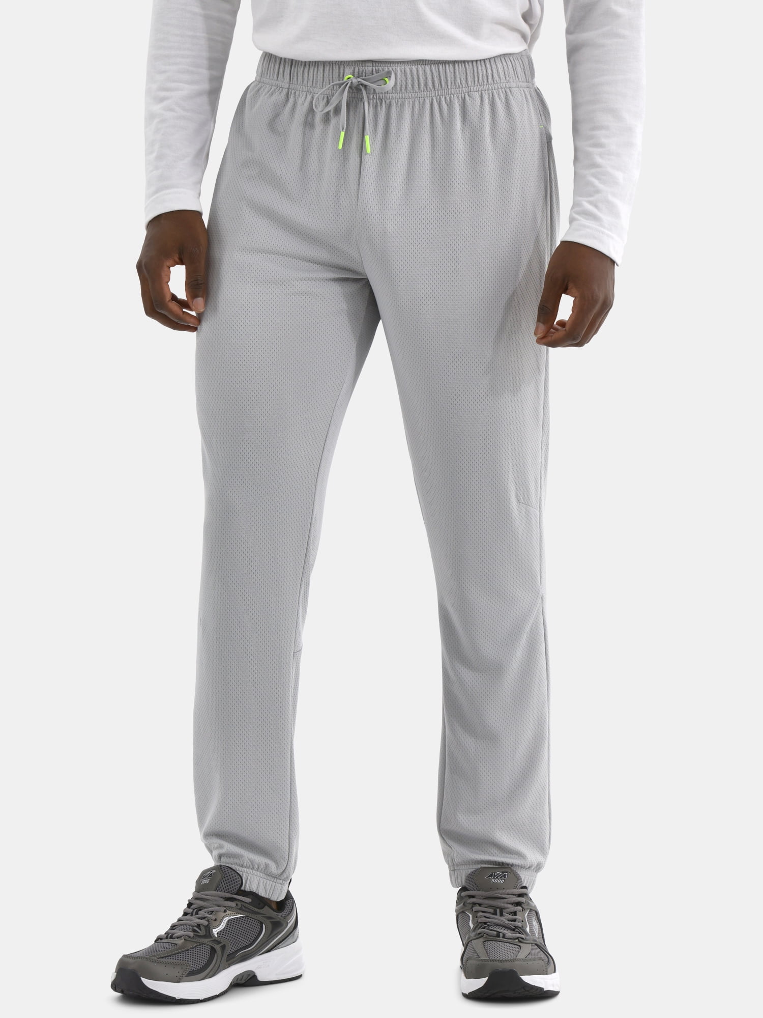 Athletic Works Men’s and Big Men’s Active Mesh Joggers, Size S-3XL