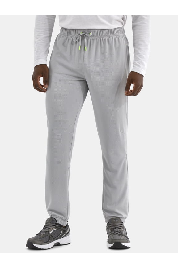 Men’s and Big Men’s Active Mesh Joggers, Size S-3XL