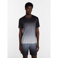 thumbnail image 1 of Athletic Works Men's and Big Men's Active Ombre Perforated Mesh Performance Tee Shirt, Sizes XS-5XL, 1 of 5