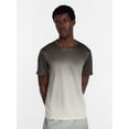 thumbnail image 1 of Athletic Works Men's and Big Men's Active Ombre Perforated Mesh Performance Tee Shirt, Sizes XS-5XL, 1 of 5