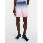 Men's and Big Men's Active Ombre Perforated Woven Performance Shorts, 7" Inseam, Sizes XS-5XL