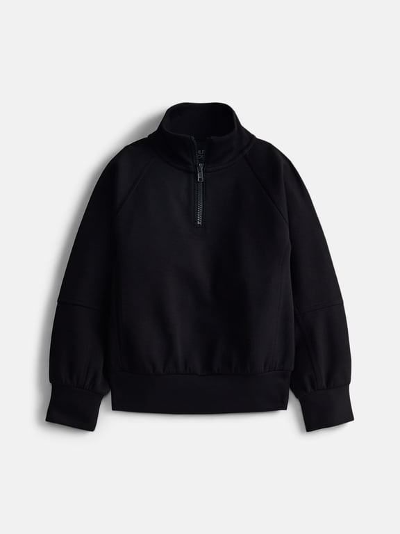 Girls Active Athleisure Quarter Zip Top, Sizes 4-18