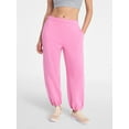 thumbnail image 1 of Athletic Works Women's and Women's Plus Fleece Barrel Leg Pants, Sizes XS-4X, 1 of 5