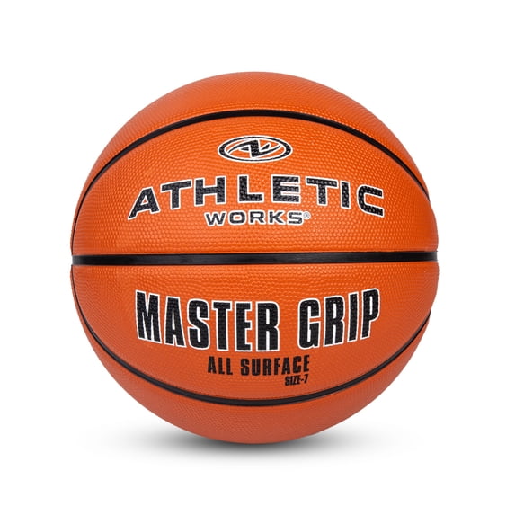 Normal Basketball Athletic Works Size 7 Master Grip Basketball for Players 12 Years and ...