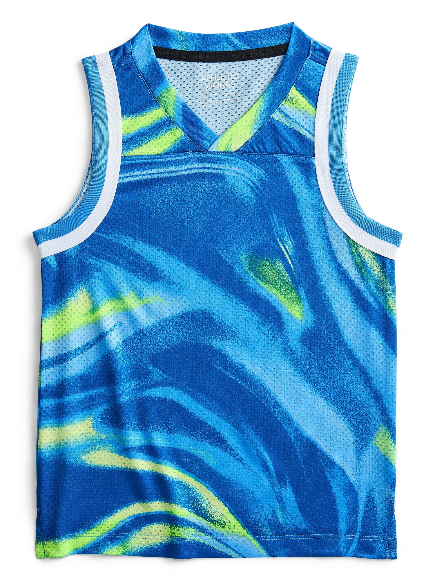 Athletic Works Boys' Basketball Tank Top, Sizes 4-18 & Husky