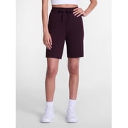 Athletic Works Women's French Terry Bermuda Shorts, 9" Inseam, Sizes XS-XXXL