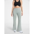 thumbnail image 1 of Athletic Works Women's Bi-Color Flare Pants, 30.5" Inseam, Sizes XS-XXXL, 1 of 5