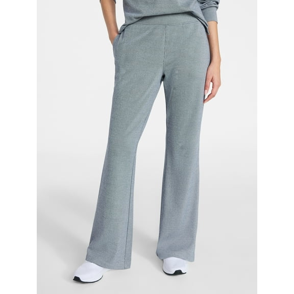 Athletic Works Women's Bi-Color Flare Pants, 30.5" Inseam, Sizes XS-XXXL