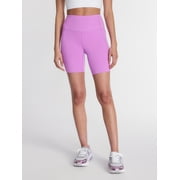 Women's and Women's Plus High Rise Bike Shorts, 7" Inseam, Size XS-4X