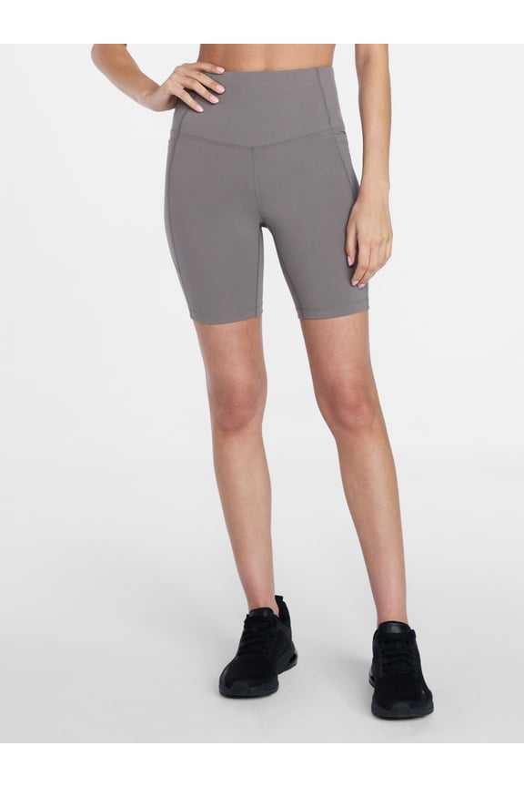 Women's and Women's Plus High Rise Bike Shorts, 7" Inseam, Size XS-4X