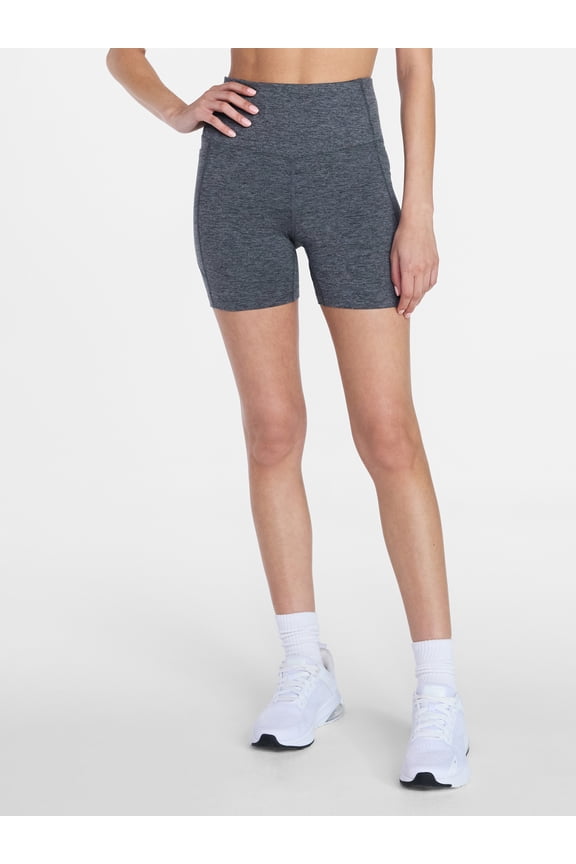 Women's and Women's Plus High Rise Bike Shorts, 7" Inseam, Size XS-4X