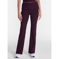 thumbnail image 1 of Athletic Works Women's ButterCore Flare Leggings with Fold Over Waist, 31" Inseam, Sizes XS-XXL, 1 of 7