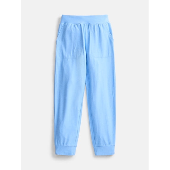 Athletic Works Girl's Athletic Butter Soft Jogger Pants with Patch Pockets, Sizes 4-18