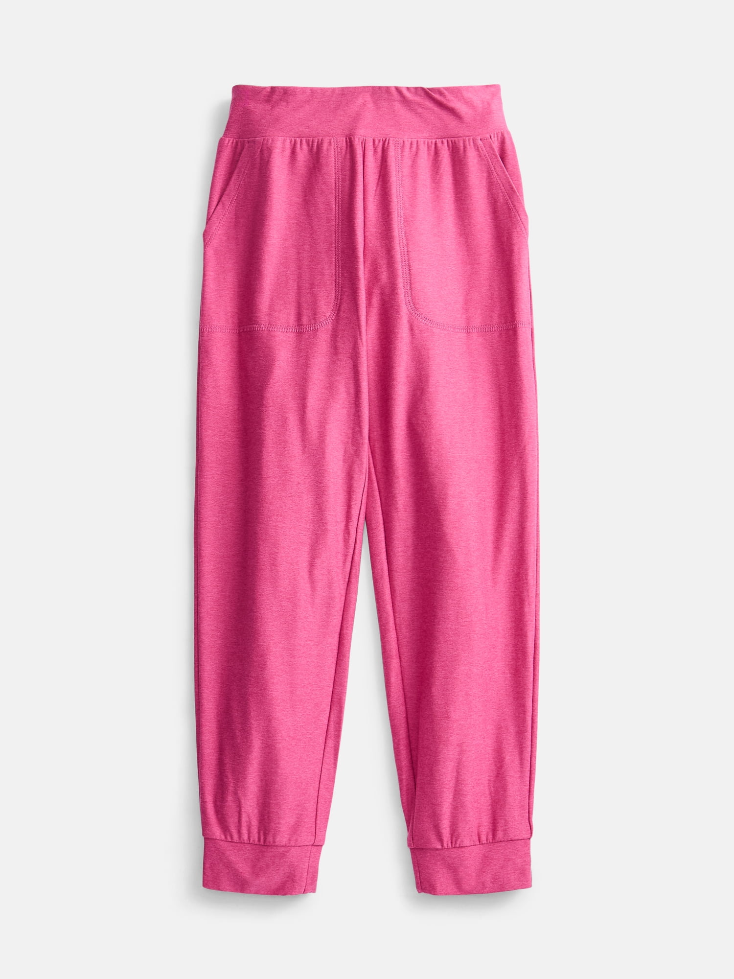 Athletic Works Girl's Athletic Butter Soft Jogger Pants with Patch Pockets, Sizes 4-18