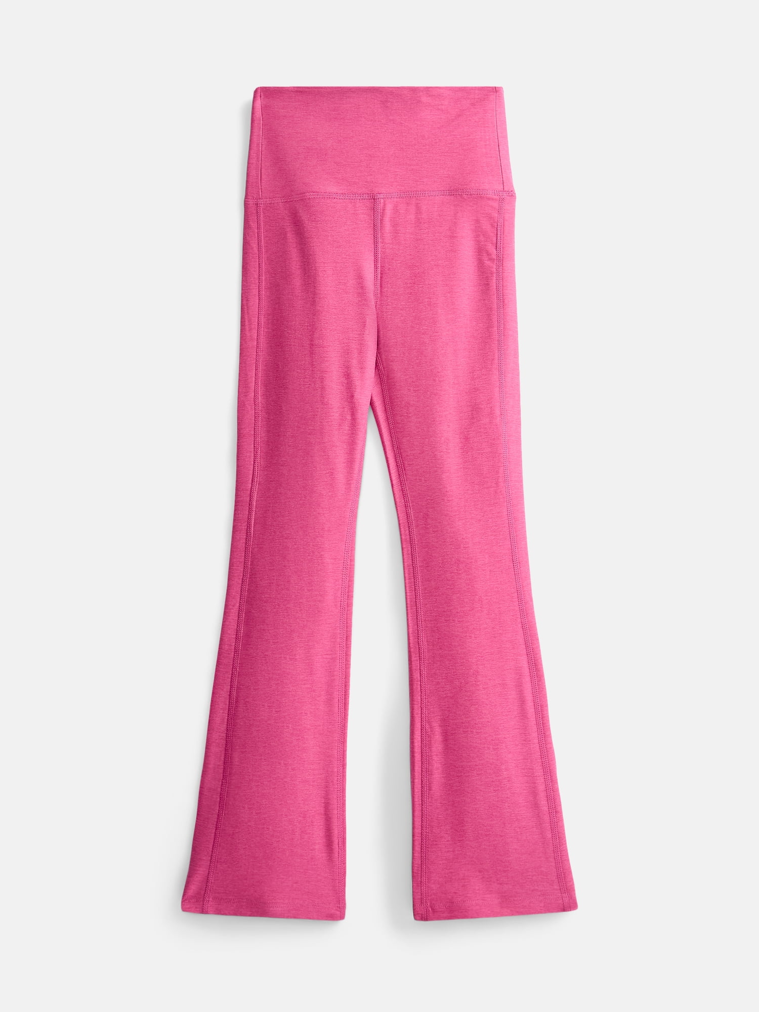 Athletic Works Girls Athletic Butter Core Flare Leggings, Sizes 4-18
