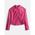 thumbnail image 1 of Athletic Works Girls ButterCore Full Zip Jacket, Sizes 4-18, 1 of 3