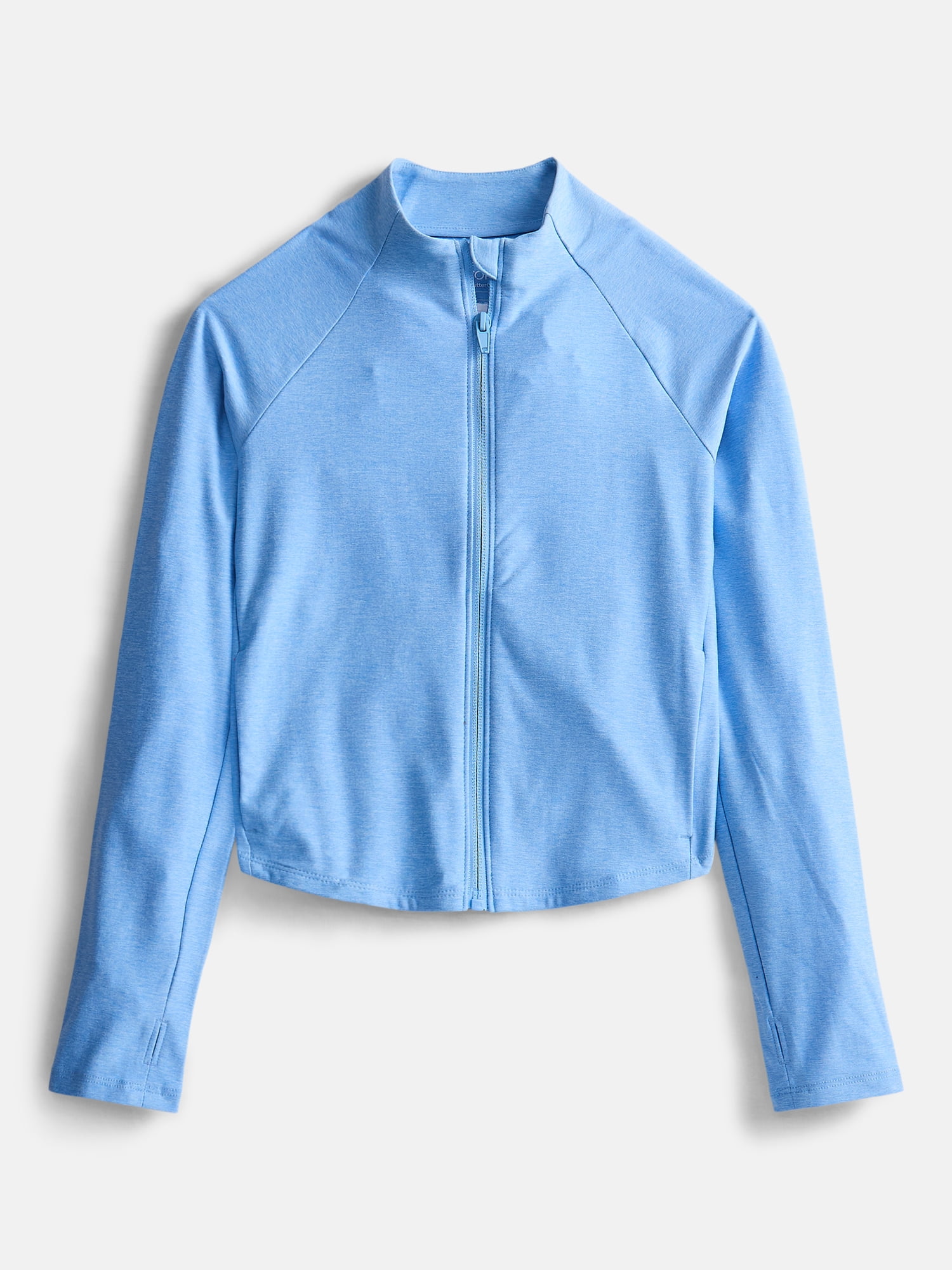 Athletic Works Girls ButterCore Full Zip Jacket, Sizes 4-18