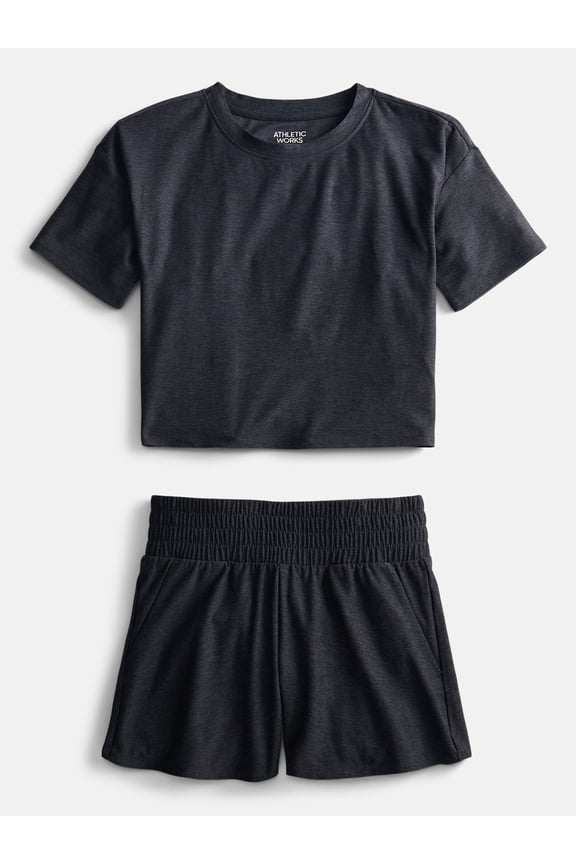 Girls Active ButterCore Tee and Shorts Set, 2 Piece, Sizes 4-18