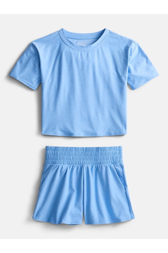 Girls Active ButterCore Tee and Shorts Set, 2 Piece, Sizes 4-18