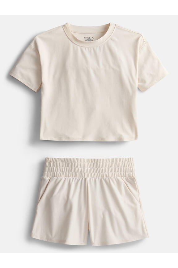 Girls Active ButterCore Tee and Shorts Set, 2 Piece, Sizes 4-18
