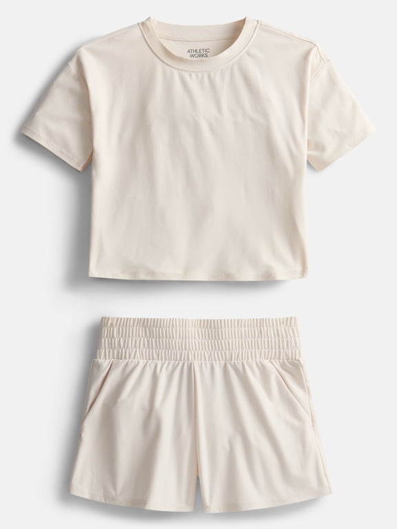 Girls Active ButterCore Tee and Shorts Set, 2 Piece, Sizes 4-18