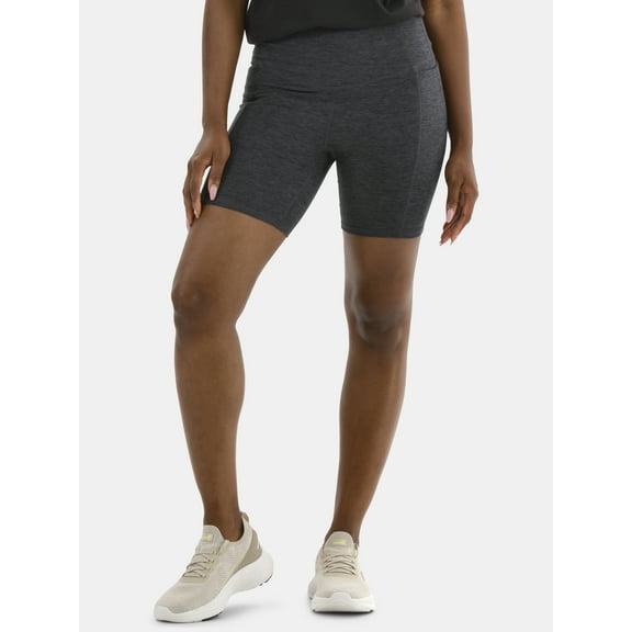 Athletic Works Women's ButterCore Bike Shorts, Sizes XS-XXXL