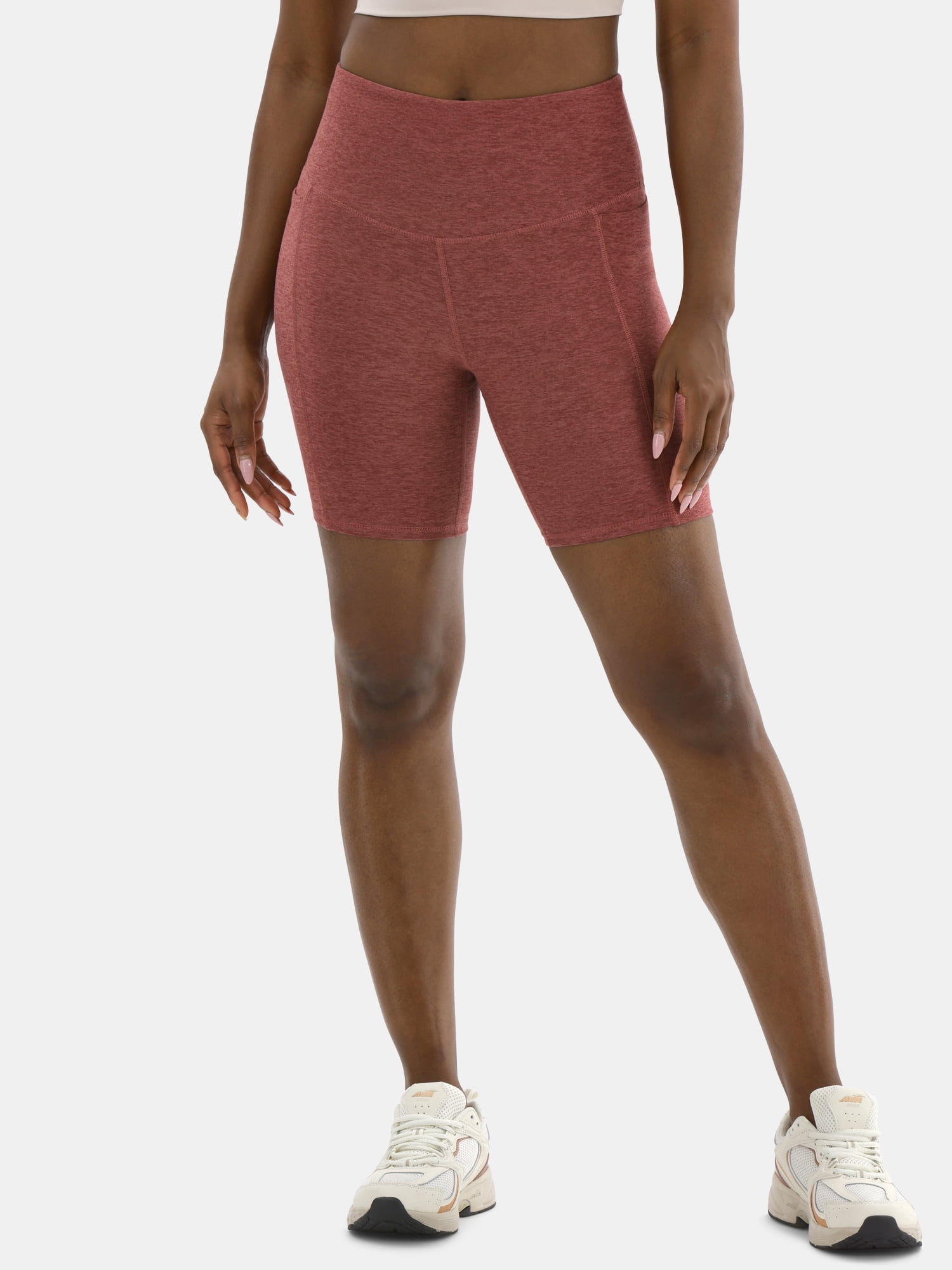 Athletic Works Women's ButterCore Bike Shorts, 7" Inseam, Sizes XS-XXXL