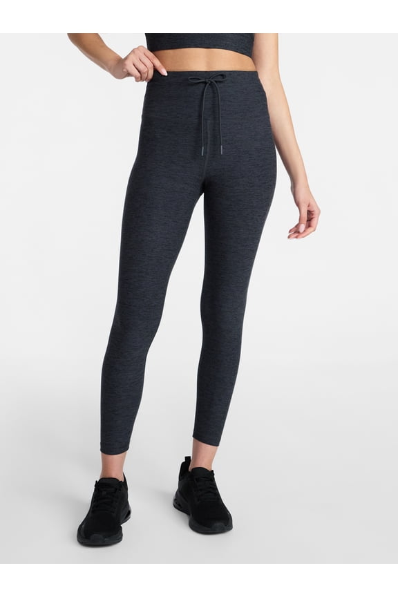 Women's ButterCore Compression Leggings with Drawstring, 7/8 Length, Sizes XS-XXXL