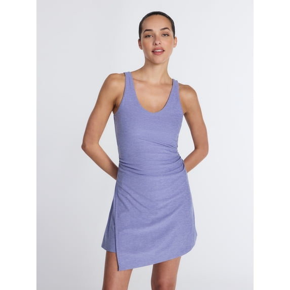 Athletic Works Women's and Women's Plus ButterCore Wrap Dress, Sizes XS-4X