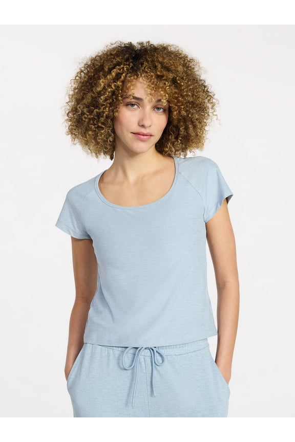 Women's ButterCore Fashion Tee with Short Sleeves, Sizes XS-XXXL