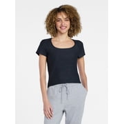Women's ButterCore Fashion Tee with Short Sleeves, Sizes XS-XXXL