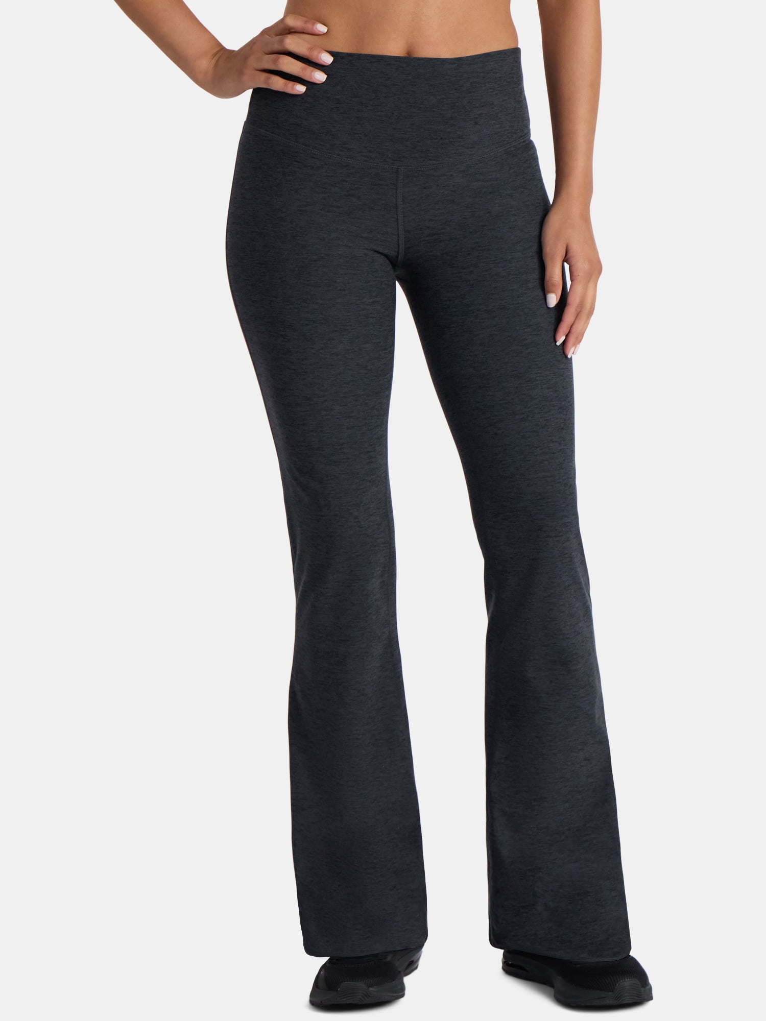Athletic Works Women's and Women's Plus ButterCore Flare Pants, Sizes XS-4X