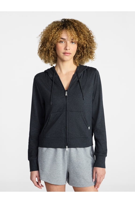 Women's and Women's Plus ButterCore Zip Front Hoodie, Sizes XS-4X