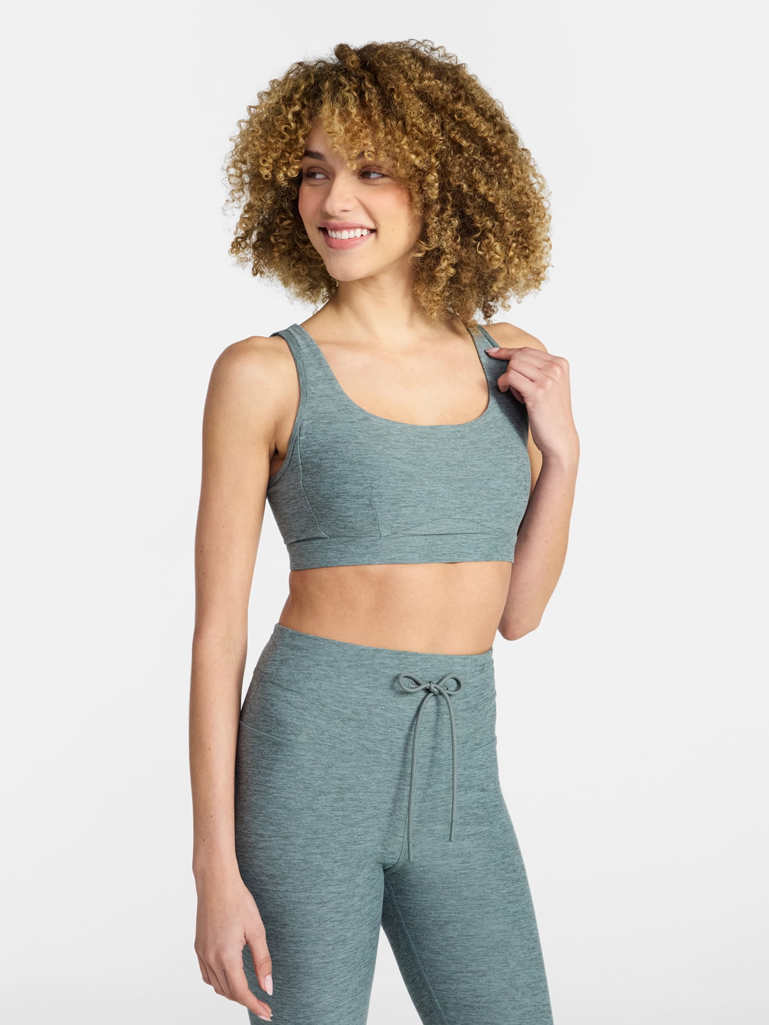 Athletic Works Women's ButterCore Sports Bra, Sizes XS-XXXL