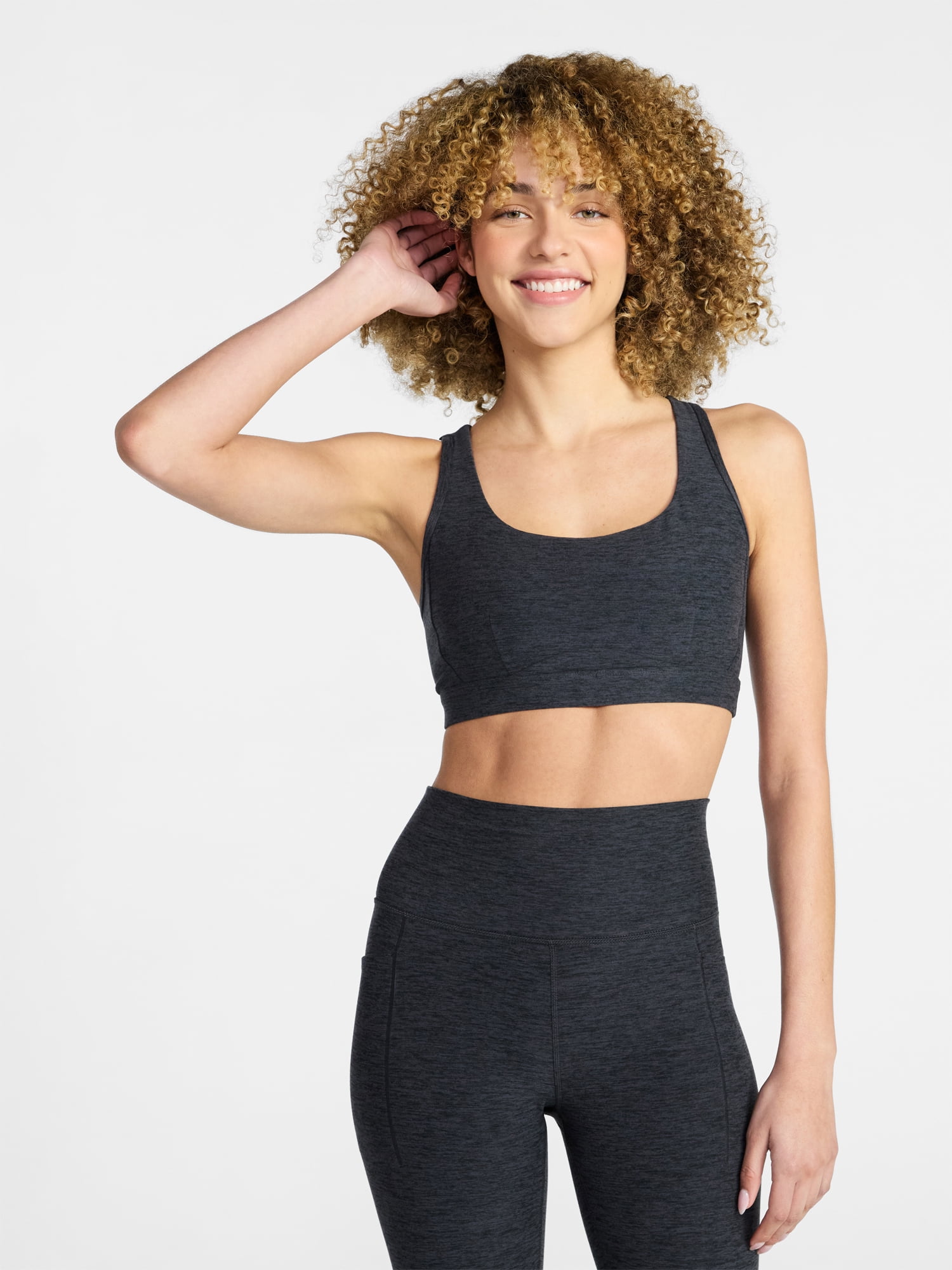 Athletic Works Women's ButterCore Sports Bra, Sizes XS-XXXL