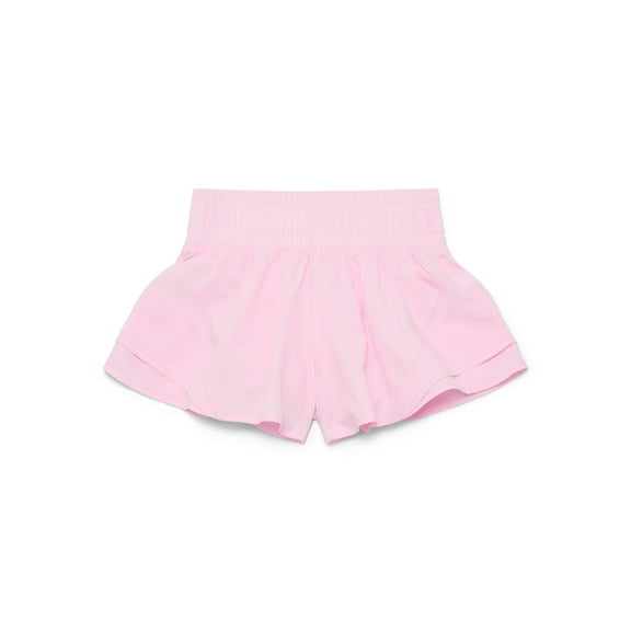 Athletic Works Girls Active Butterfly Shorts, Sizes 4-18