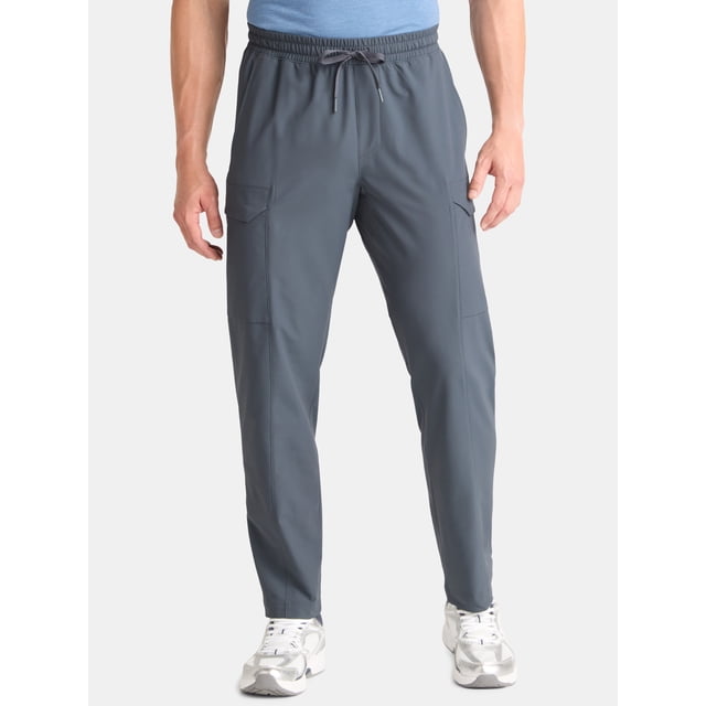 Athletic Works Men’s and Big Men’s Stretch Cargo Pants, Sizes S-3XL