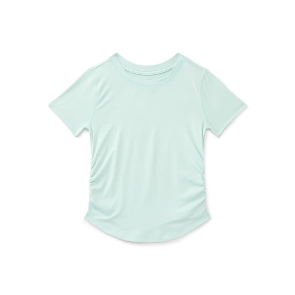Athletic Works Girls Active Fashion Tee with Short Sleeves, Sizes 4-18 & Plus