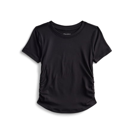 Athletic Works Girls Active Fashion Tee with Short Sleeves, Sizes 4-18 & Plus