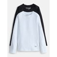 thumbnail image 1 of Athletic Works Boys' Active Compression Top with Long Sleeves, 2-Pack, Sizes 4-18, 1 of 3