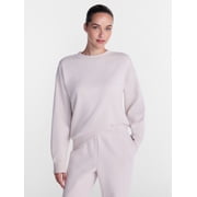 Athletic Works Women's and Women's Plus Fleece Sweatshirt with Long Sleeves, Sizes XS-4X