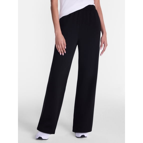 Athletic Works Women's and Women's Plus Fleece Pants with Pockets, 30" Inseam, Sizes XS-4X