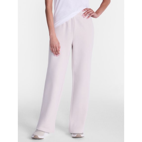 Athletic Works Women's Fleece Pants with Pockets, 30" Inseam, Sizes XS-XXXL
