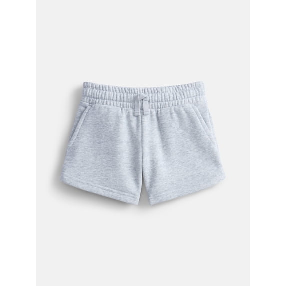 Athletic Works Girl's Active Fleece Shorts, Sizes 4-18