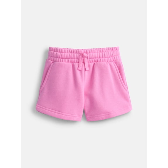 Athletic Works Girl's Active Fleece Shorts, Sizes 4-18