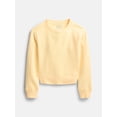 thumbnail image 1 of Athletic Works Girl's Active Core Fleece Crewneck Sweatshirt, Sizes 4-18 & Plus, 1 of 3