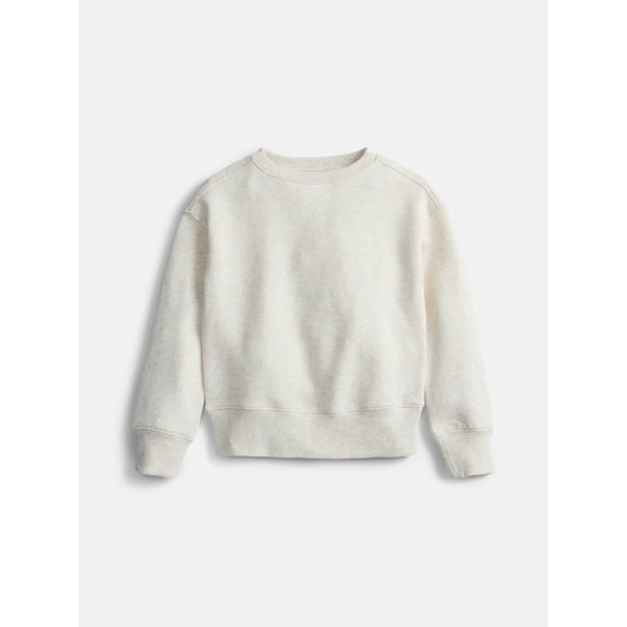 Athletic Works Boys Fleece Crew Neck Sweatshirt, Sizes 4-18 & Husky